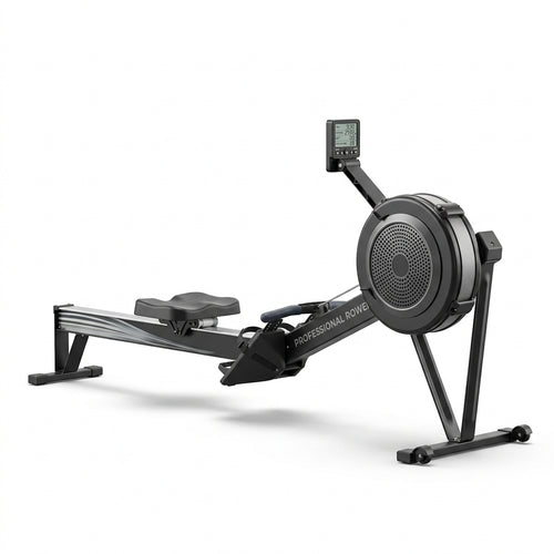 3-in-1 Folding Rowing Machine, Multifunctional Full Body Workout Trainer, Foldable Cardio & Strength Fitness Equipment for Home